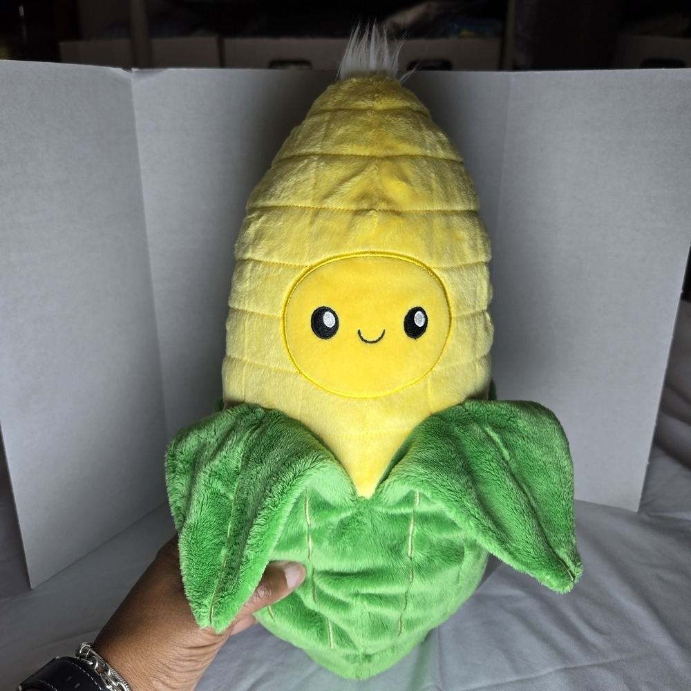 Squishable Corn On The Cob Plush 14" Tall Farm Vegetable Stuffed Kid Toy Veggie